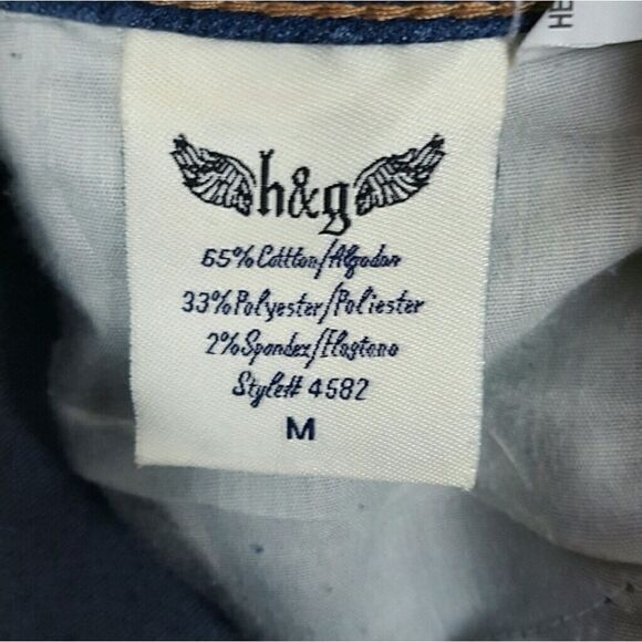 H&G WOMEN'S DENIM MINI SKIRT SIZE MEDIUM - Picture 6 of 6